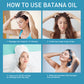 Dr Sebi Organic Batana Oil for Hair Growth , 100% Pure & Natural Raw Batana Oil, Hair Oil Treatment For Thicker Stronger Hair - 4 FL OZ