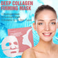 Deep Collagen Face Mask Overnight, Bio- Collagen Mask Real Deep Mask, Hydrating Hydrogel Masks with Low Molecular Collagen for Firming, Elasticity, Pore Minimizing 40g x 5ea